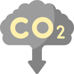 Co2 emission icon