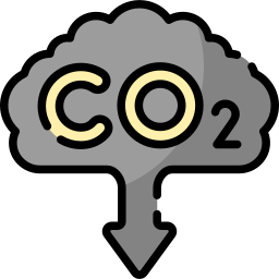 Co2 emission icon