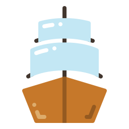 statek żaglowy ikona