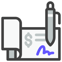 Cheque icon