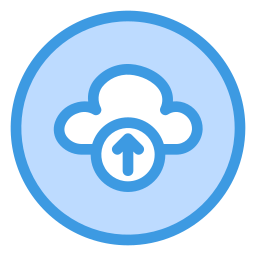 Cloud upload icon