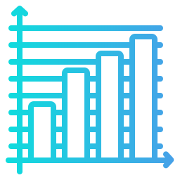 diagramme à bandes Icône