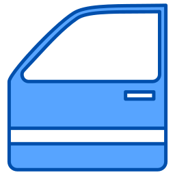 puerta del auto icono