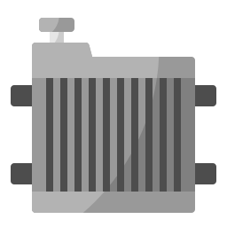 Car radiator icon