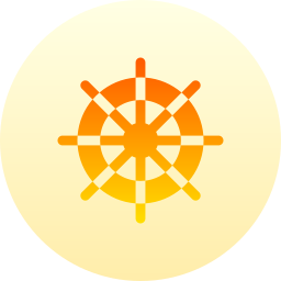 ruota del dharma icona