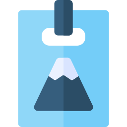 Ski pass icon