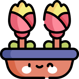 Flower pot icon