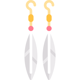 des boucles d'oreilles Icône