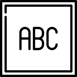 abecedario icono