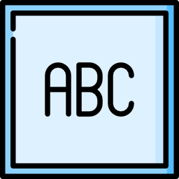 abecedair icoon