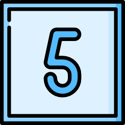 cinq Icône
