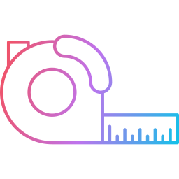 Measure tape icon