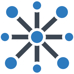 red de datos icono