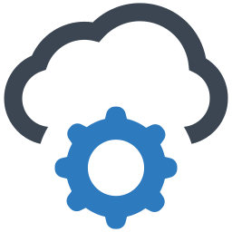 Cloud storage icon