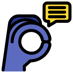 Sign language icon