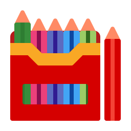 crayon de couleur Icône