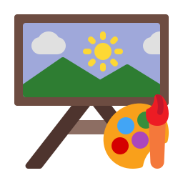 Art lessons icon