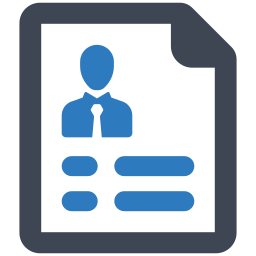 Resume and cv icon