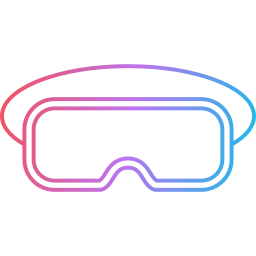 occhiali per realtà virtuale icona