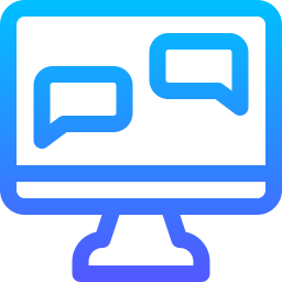 Online chat icon