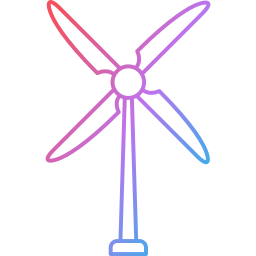 Wind turbine icon