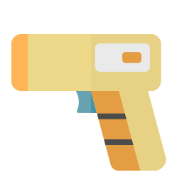 Thermometer gun icon