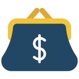 Coin purse icon