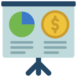 Financial report icon