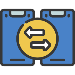 Mobile transfer icon