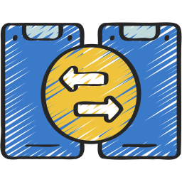 Mobile transfer icon
