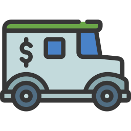 Bank truck icon