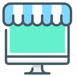 Online shop icon