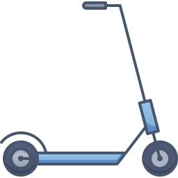 Electric scooter icon