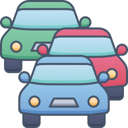 Traffic jam icon