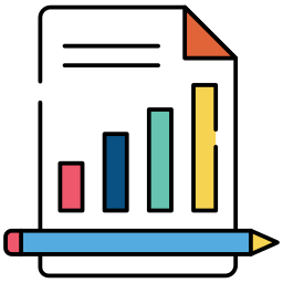 reporte de negocios icono