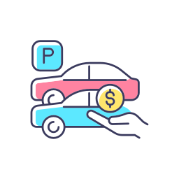 Free parking icon