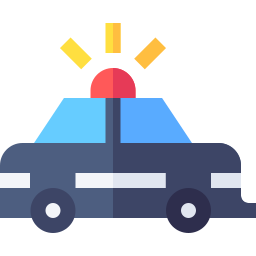 coche de policía icono