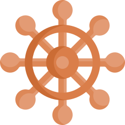 Ship wheel icon