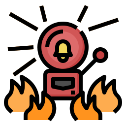 Fire alarm icon