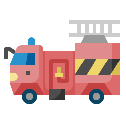 samochód strażacki ikona