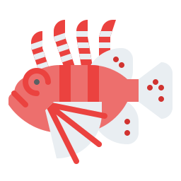 Lion fish icon