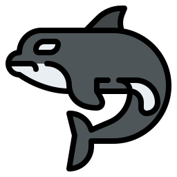 Killer whale icon