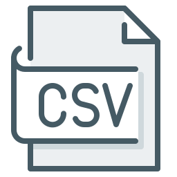 csv-bestand icoon