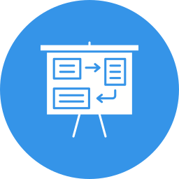 Development plan icon