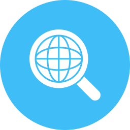 recherche globale Icône