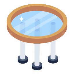 Glass table icon