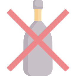 No alcohol icon