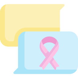 cinta rosa icono