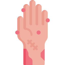 Skin disease icon