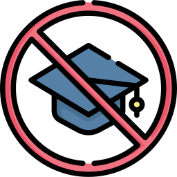 No education icon